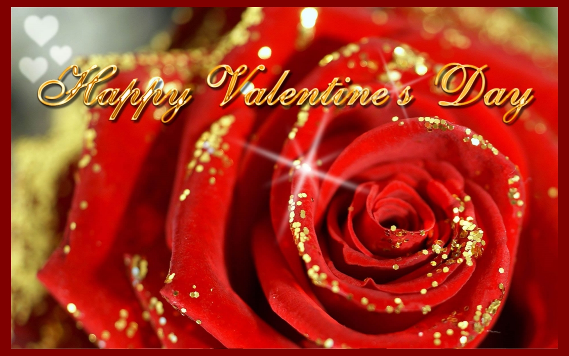 Download Happy Valentine's Day 2019 Red Rose Wallpaper ...