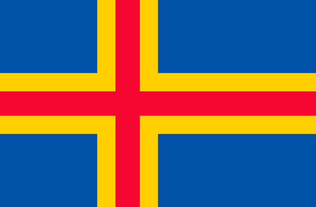 Åland Islands Flag High Definition