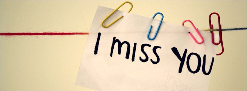 Sad Missing (Miss) You Facebook Cover Photo